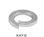 SPRING WASHERS RECTANGULAR COIL SECTION METRIC LOCK A2 STAINLESS STEEL M2 - M30