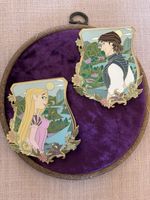 Disney Tangled Rapunzel & Flynn Fantasy Duo Pin Set