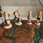 Goebel Hummel Apple Tree Boy & Girl plus 2 others in this lot.