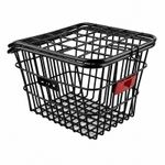 Bike Cargo Carrier Long-Lasting Rear Rack Bike Basket with Reflector Heavy-Duty