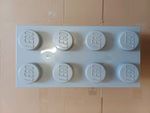 Lego Stackable Storage Box Large Grey 8 Stud 2x4 Brick
