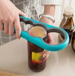 1pc 4-In-1 Multifunctional Jar Opener For Hands And Weak Hands - Easy To Use Lid
