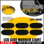 6X LED Side Marker Indicator Light For Mercedes Sprinter W906 06-13 VW Crafter