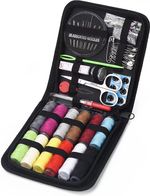 Large Portable 82pc Sewing Kit Home Travel Case Needles Thread Scissors Set Box