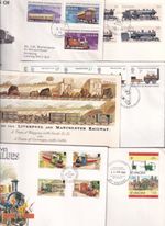 Thematic Subject Lot Collection covers & cards RAILWAY TRAINS LOCOS TPOs x26