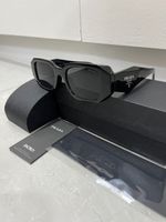 Unisex Prada Sunglasses Symbole Style Black Frame Excellent Condition One Size
