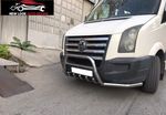 Heavy Duty Stainless Steel  Bull Bar for Fiat Ducato/ Boxer 2007+ BAR Chrome