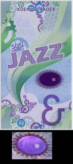 HYBRID Test Note KBA "Susi Opics / Jazz" Durasafe Substrate Type #5 "Gear Wheel"