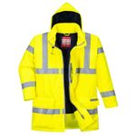 PORTWEST YELLOW S778 HI VIZ FLAME FIRE RETARDANT JACKET ANTI STATIC BREATHABLE
