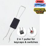 2 in 1 Keycap & Switch Puller Keyboards Key Cap Remover Tool Cleaning