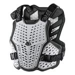 Troy Lee Designs 2025 Rockfight Solid White Chest Protector  Motocross MX Quad