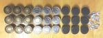  10x 17MM REPLACEMENT HAMMER ON STUDS  BUTTONS DENIM JEANS JACKETS COATS TROUSER