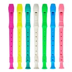 Plastic 8 Holes Soprano Recorder Musical Instruments Clarinet Long Flute