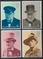 GB 1974 Sir Winston Churchill birth centenary set SG 962-965 MNH mint