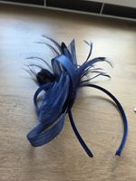 Navy Blue Fascinator Headband for Wedding/Ascot