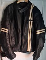 Cafe Retro Lush Motorcycle Jacket Leather 46 UK XXL