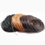 2M-10M Round Real Genuine Craft Jewellery Leather String Cord Lace Thong