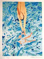 David Hockney Lithograph COA Original Signed (Hand-Numbered Limited)