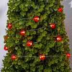 Firefly String Solar Lights Ladybird Outdoor Garden LED Decorative Fairy Light
