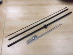12 FT FEATHER FLAG POLE SET FOR A 8FT-10FT FLAG