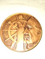 JAMES COOK MEMORIAL MEDAL 1770 - 1970  BY THE NATIONAL TRUST OF AUSTRALIA.