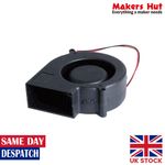9733 97mm 9.7cm Brushless Turbine Blower Fan - Cooling - 12V 24V DC 2 Pin