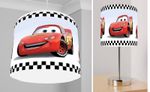 LIGHTENING McQUEEN PIXAR CARS Ceiling Light Shade Stick Lamp or Bundle Reusable