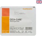 Rectangular Silhouette CICA-Care Silicone Sheet for Post-Surgical Healing