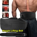 Weight lifting Belt Waist Cincher Women Men Gym Training Double Back Support 