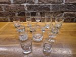 Premium Branded Whisky Glass Collection (14 Pieces – Excellent Condition)