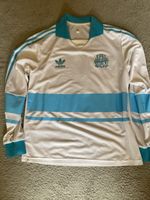 Rare Adidas Sample/demo Marseille Home Kit Reissue 88-89 LS #9 On Back (Papin)