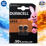 Duracell LR44 Batteries AG13 357 A76 RW82 L1154 SR44 Coin Cell Button Alkaline