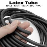 1-5M Natural Latex Rubber Tube, Slingshot Speargun Elastic Band