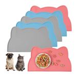 Food Grade Silicone Pet Bowl Mat Waterproof Anti Slip Cat Dog Feeding Placemat E