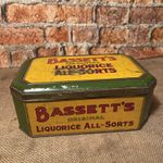 Vintage Advertising Tin Metal Bassetts Liquorice Allsorts 