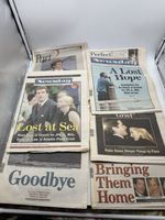John F. Kennedy Jr & Carolyn Bessette Newspaper Articles Summer 1999