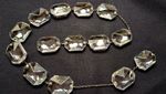 Vintage Waterford Crystal Cranmore 9 Arm Chandelier Prism Button Chain 16" Part