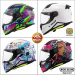 LS2 FF812 KIDS MINI FULL FACE CHILDS KIDS MOTORCYCLE MOTORBIKE HELMET JUNIOR