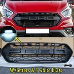 Grille Honeycomb For 2018-2023 Ford Transit Custom Grill Raptor Style Black