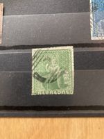 Barbados 1860. Yellow Green. 1/2d. Pin Perf 14. 3 Good Margins. FU.