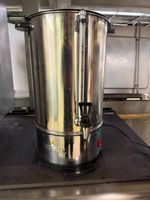 Buffalo Coffee Percolator Made of Stainless Steel 1.5kW Capacity - 15Ltr