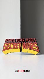  Marvel Super Heroes SECRET WARS   logo display Beena Studio