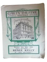 1930 Gaiety Theatre Programme MISS ADVENTURE Renee Kelly Ann Benson Betty Dorian