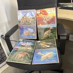 4x Vintage  Wood Craft Models Collection