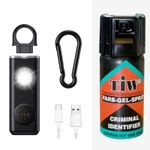 UK Legal Self Defence Spray 130dB Personal Alarm Bundle Farb-Gel Safety Kit EDC