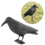CROW DECOY MULTI POSITION SHOOTING HUNTING TARGET FULL BODY FEET STAKE RAVEN