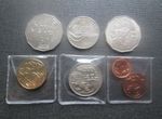 Lot of AUSTRALIA COINS - Commemoratives & UNC 1985 1, 2, 20, $1 Coins