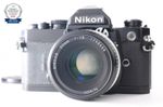 Fully Works**Almost MINT LENS** Nikon FM Black SLR 35mm + Ai 50mm f/1.8 Lens JPN