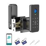 Foxgard Fingerprint Door Lock – 5-in-1 Biometric Smart with Black