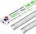 LED Batten Light 5ft Office Ceiling Strip Light 6500k Pack of 2 Morris Value
